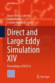 Cover von Direct and Large Eddy Simulation XIV