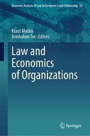 Cover von Law and Economics of Organizations