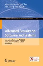 Cover von Advanced Security on Software and Systems
