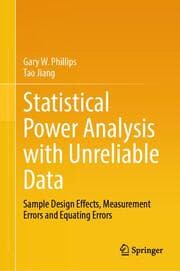 Cover von Statistical Power Analysis with Unreliable Data