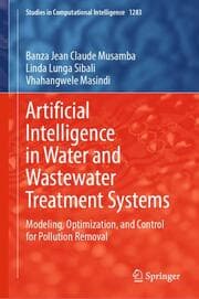 Cover von Artificial Intelligence in Water and Wastewater Treatment Systems