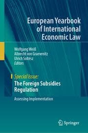 Cover von The Foreign Subsidies Regulation