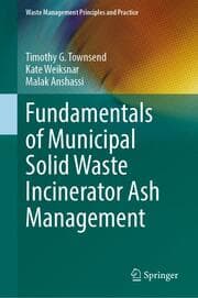Cover von Fundamentals of Municipal Solid Waste Incinerator Ash Management