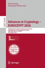 Cover von Advances in Cryptology - EUROCRYPT 2026