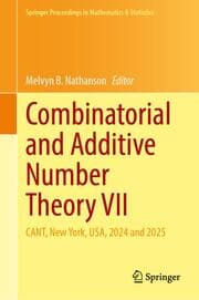 Cover von Combinatorial and Additive Number Theory VII
