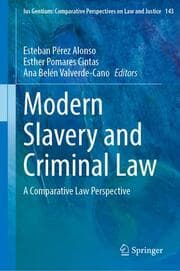 Cover von Modern Slavery and Criminal Law