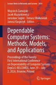 Cover von Dependable Computer Systems: Methods, Models, and Applications