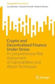 Cover von Crypto and Decentralized Finance Under Stress