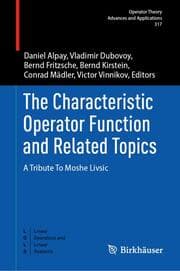 Cover von The Characteristic Operator Function and Related Topics