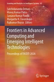 Cover von Frontiers in Advanced Computing and Emerging Intelligent Technologies