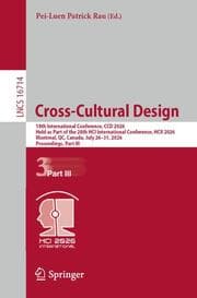 Cover von Cross-Cultural Design