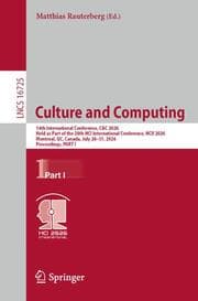 Cover von Culture and Computing