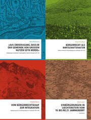 Cover von Einbürgerungen in Liechtenstein 19.-20.Jahrhundert