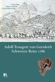 Cover von Adolf Traugott von Gersdorfs Schweizer Reise 1786