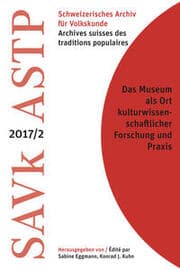 Cover von Das Museum als Ort kulturwissenschaftlicher Forschung und Praxis