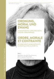 Cover von Ordnung, Moral und Zwang/Ordre, morale et contrainte