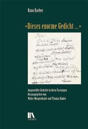 Cover von 'Dieses enorme Gedicht '
