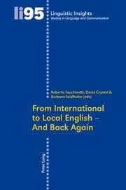 Cover von From International to Local English - And Back Again