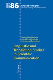 Cover von Linguistic and Translation Studies in Scientific Communication
