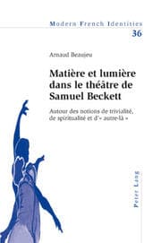 Cover von Matière et lumière dans le théâtre de Samuel Beckett