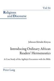 Cover von Introducing Ordinary African Readers Hermeneutics