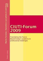 Cover von CIUTI-Forum 2009
