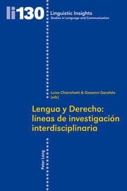 Cover von Lengua y Derecho: líneas de investigación interdisciplinaria