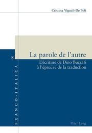 Cover von La parole de lautre