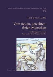 Cover von Vom neuen, gerechten, freien Menschen