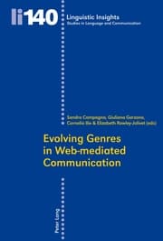 Cover von Evolving Genres in Web-mediated Communication