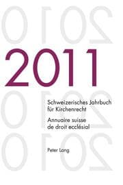 Cover von Schweizerisches Jahrbuch für Kirchenrecht. Band 16 (2011)- Annuaire suisse de droit ecclésial. Volume 16 (2011)