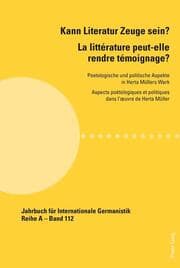 Cover von Kann Literatur Zeuge sein?- La littérature peut-elle rendre témoignage ?