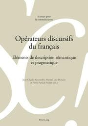 Cover von Opérateurs discursifs du français