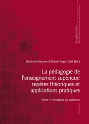Cover von La pédagogie de lenseignement supérieur : repères théoriques et applications pratiques