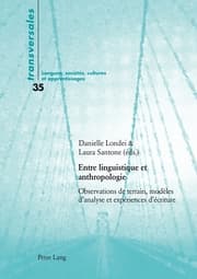 Cover von Entre linguistique et anthropologie