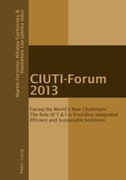 Cover von CIUTI-Forum 2013