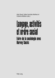 Cover von Langage, activités et ordre social