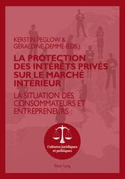 Cover von La protection des intérêts privés sur le marché intérieur