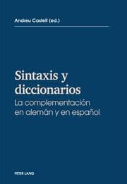 Cover von Sintaxis y diccionarios