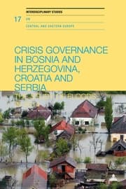 Cover von Crisis Governance in Bosnia and Herzegovina, Croatia and Serbia