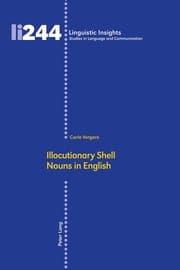 Cover von Illocutionary Shell Nouns in English