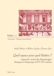 Cover von Quel espace pour quel théâtre ?