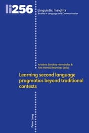 Cover von Learning second language pragmatics beyond traditional contexts