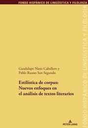 Cover von Estilística de corpus: nuevos enfoques en el análisis de textos literario