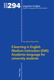 Cover von E-learning in English Medium Instruction (EMI): Academic language for university students