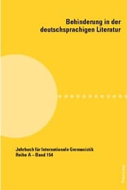 Cover von Behinderung in der deutschsprachigen Literatur