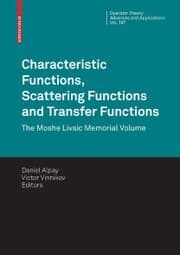 Cover von Characteristic Functions, Scattering Functions and Transfer Functions