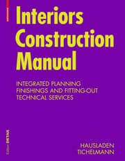 Cover von Interiors Construction Manual