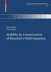 Cover von Stability by Linearization of Einstein's Field Equation