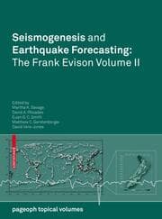 Cover von Seismogenesis and Earthquake Forecasting
